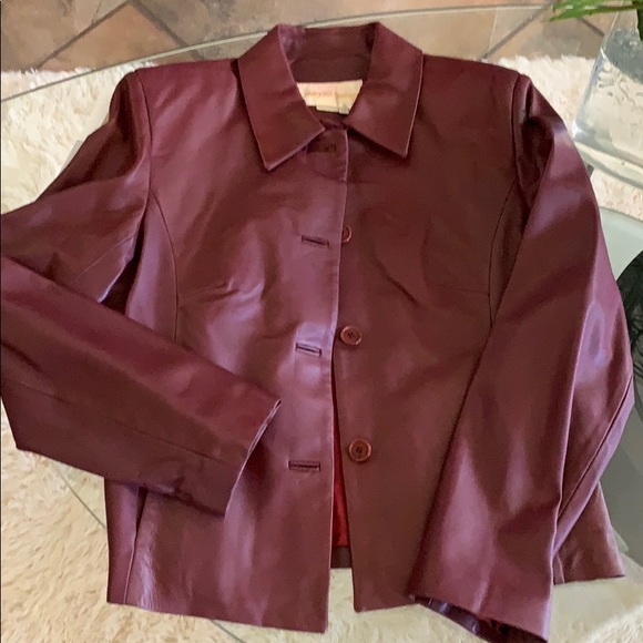 Margaret Godfrey 100% Leather Jacket - Picture 3 of 5